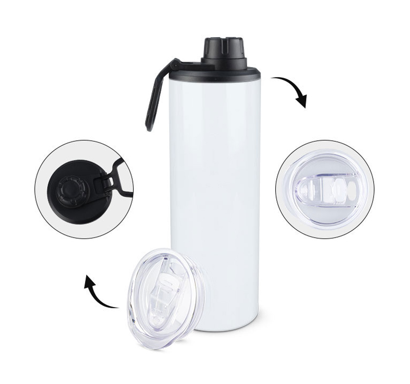 2 lids stainless steel vacuum insulated blank sublimation 20 oz (5)