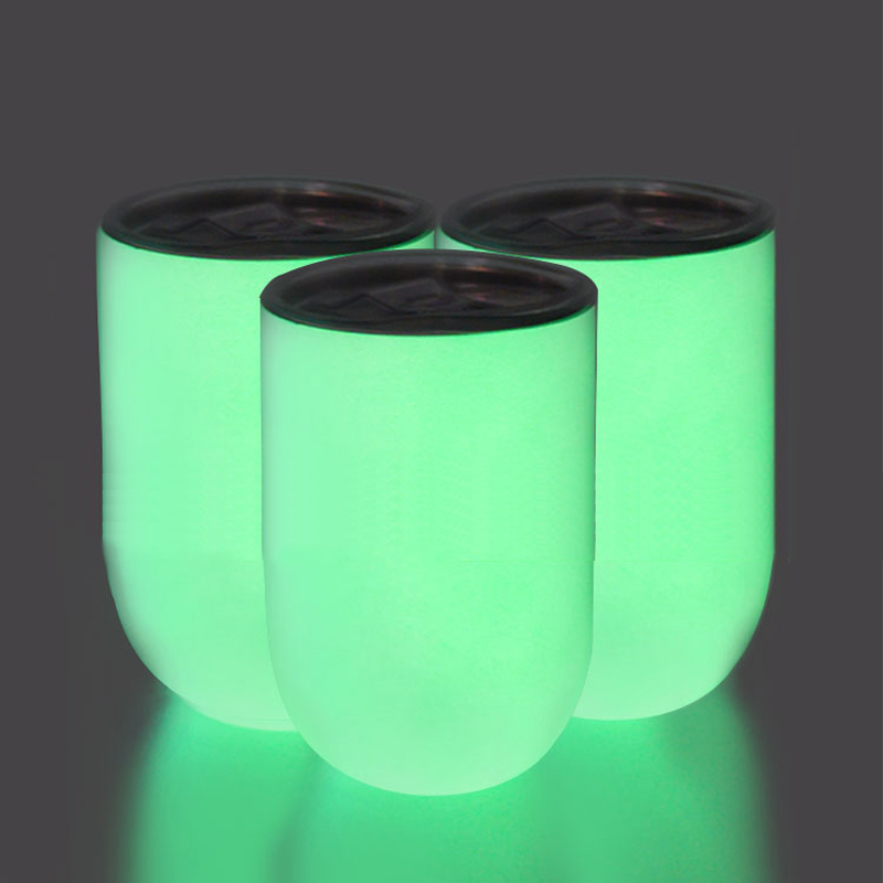 Green Glow In The Dark 12oz Sublimation Straight (2)